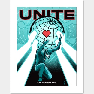 Unite For Our Heroes Poster Posters and Art